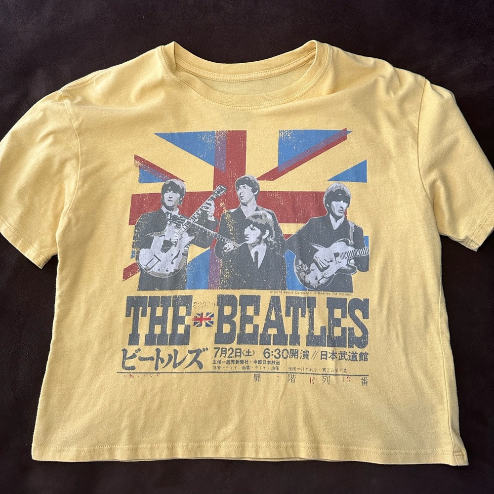 Yellow Beatles Concert Woman’s Tee MD